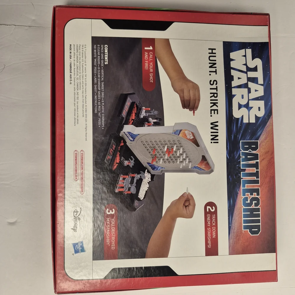 Star Wars Battleship 2014 Edition‎ Made In USA Complete Disney Hasbro Gaming